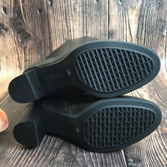 Giani Bernini Adonny Wide Calf Black Leather Boots - Picture 6 of 8